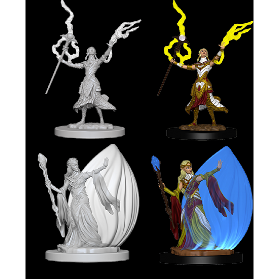 D&D Nolzur’s Marvelous Miniatures – Elf Female Wizard